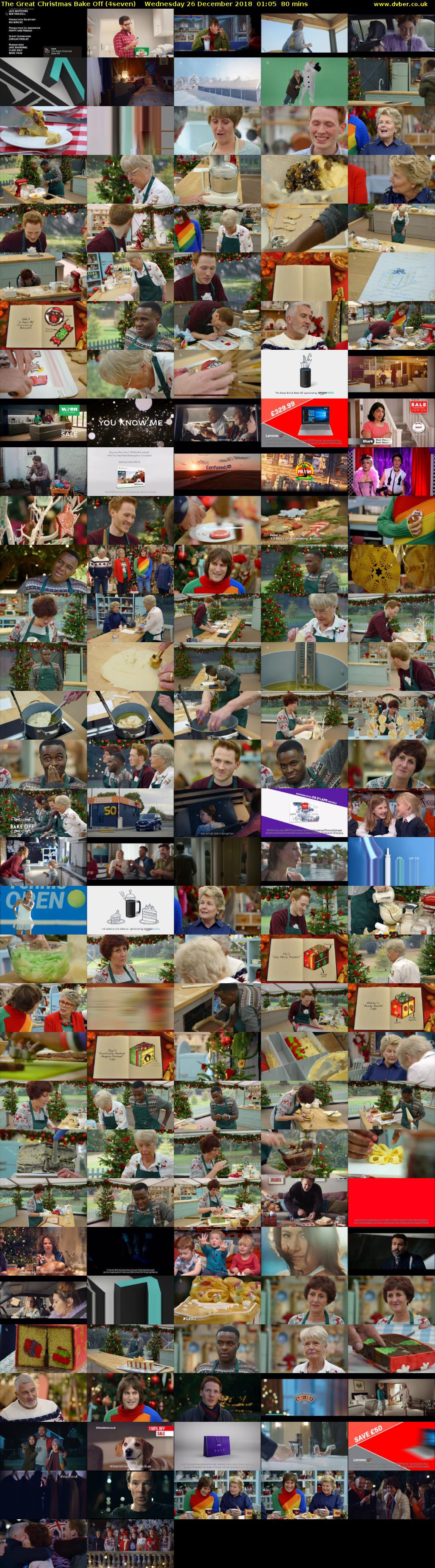 The Great Christmas Bake Off (4seven) Wednesday 26 December 2018 01:05 - 02:25
