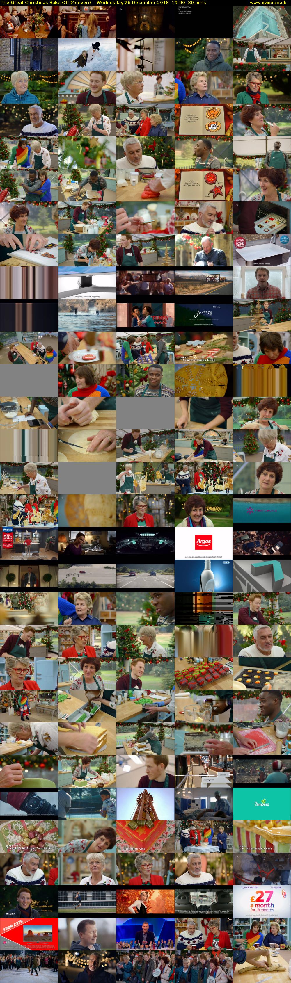 The Great Christmas Bake Off (4seven) Wednesday 26 December 2018 19:00 - 20:20