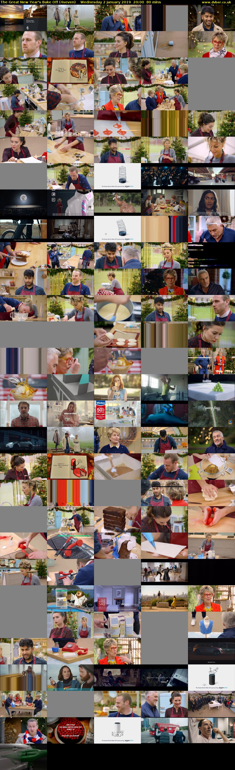 The Great New Year's Bake Off (4seven) Wednesday 2 January 2019 20:00 - 21:20