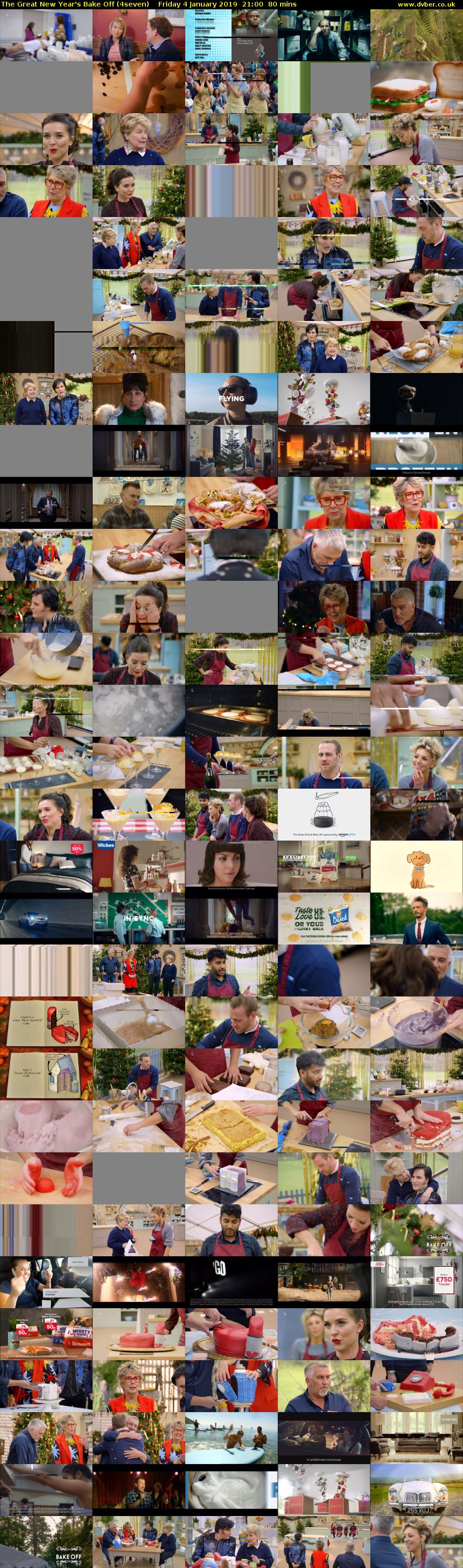 The Great New Year's Bake Off (4seven) Friday 4 January 2019 21:00 - 22:20