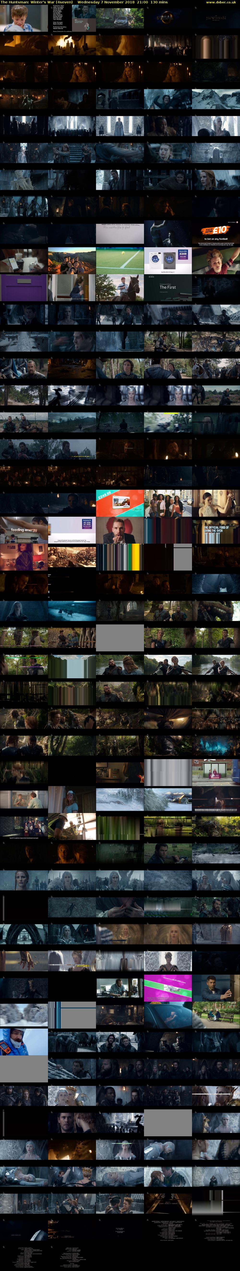 The Huntsman: Winter's War (4seven) Wednesday 7 November 2018 21:00 - 23:10