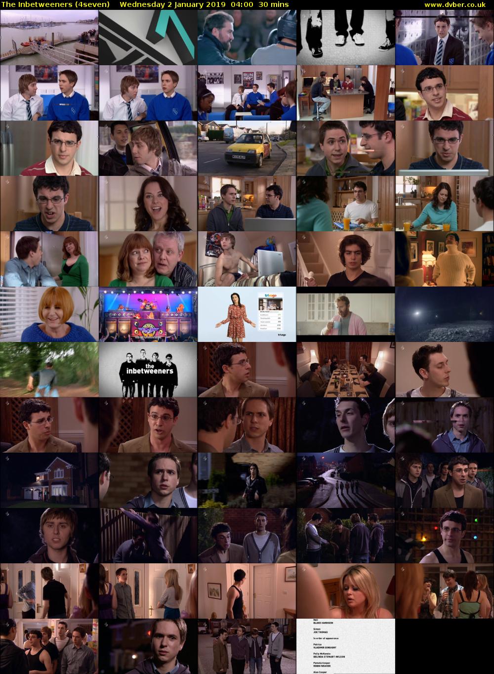 The Inbetweeners (4seven) Wednesday 2 January 2019 04:00 - 04:30