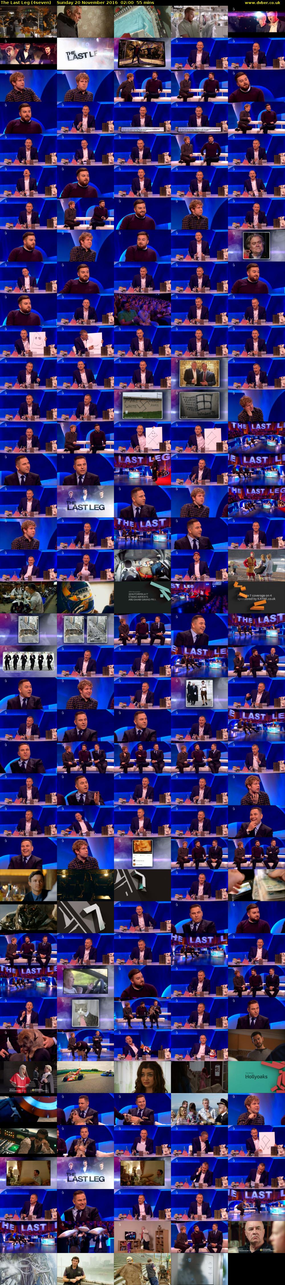 The Last Leg (4seven) Sunday 20 November 2016 02:00 - 02:55