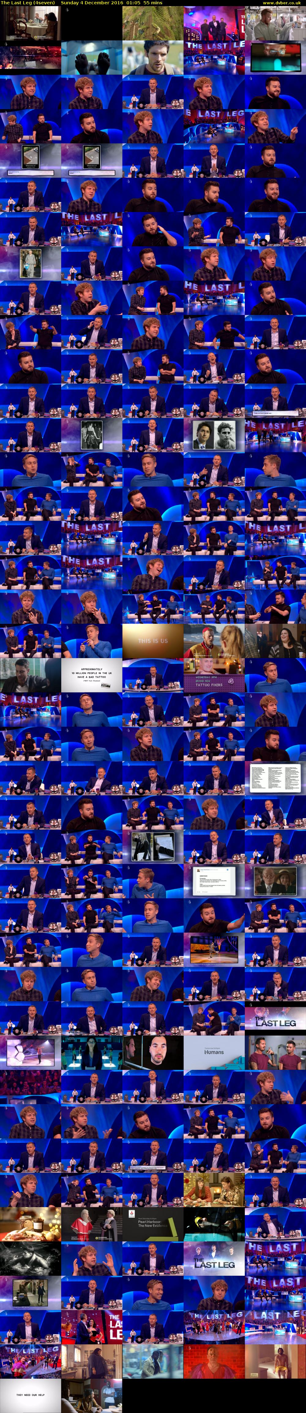 The Last Leg (4seven) Sunday 4 December 2016 01:05 - 02:00