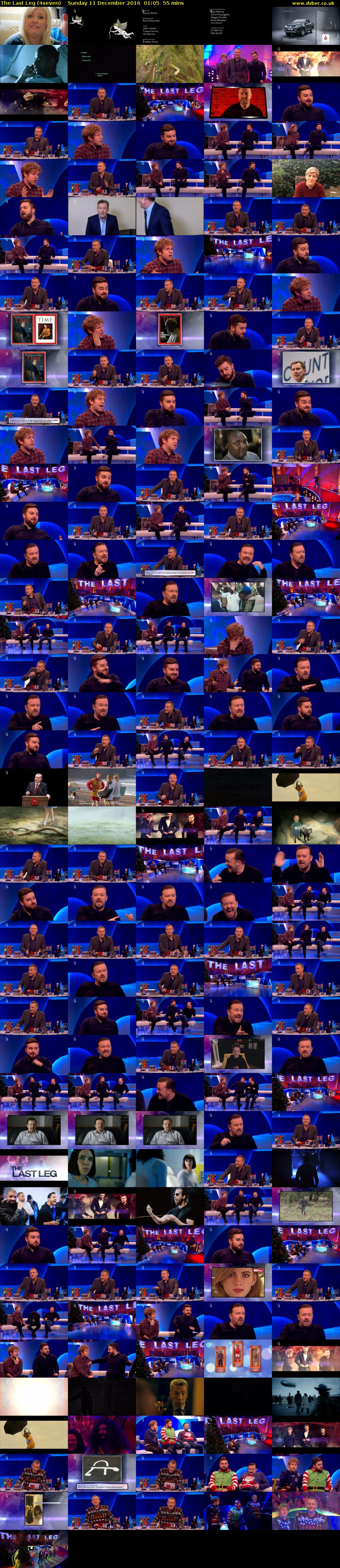 The Last Leg (4seven) Sunday 11 December 2016 01:05 - 02:00