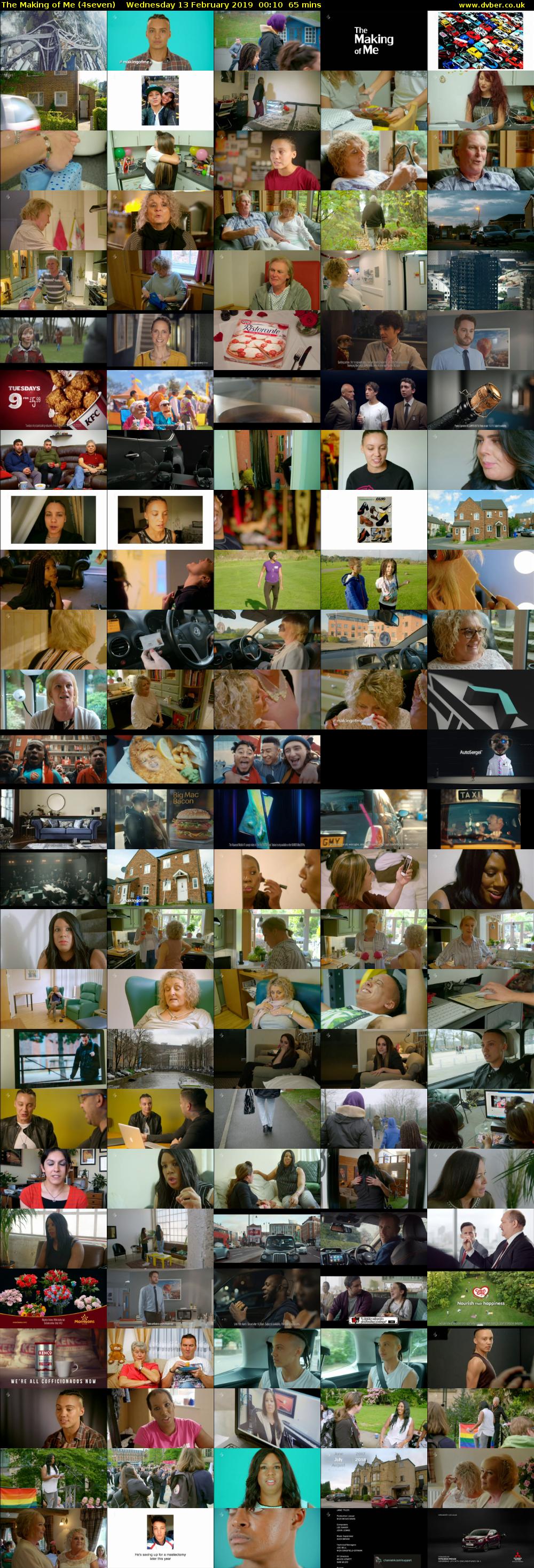 The Making of Me (4seven) Wednesday 13 February 2019 00:10 - 01:15