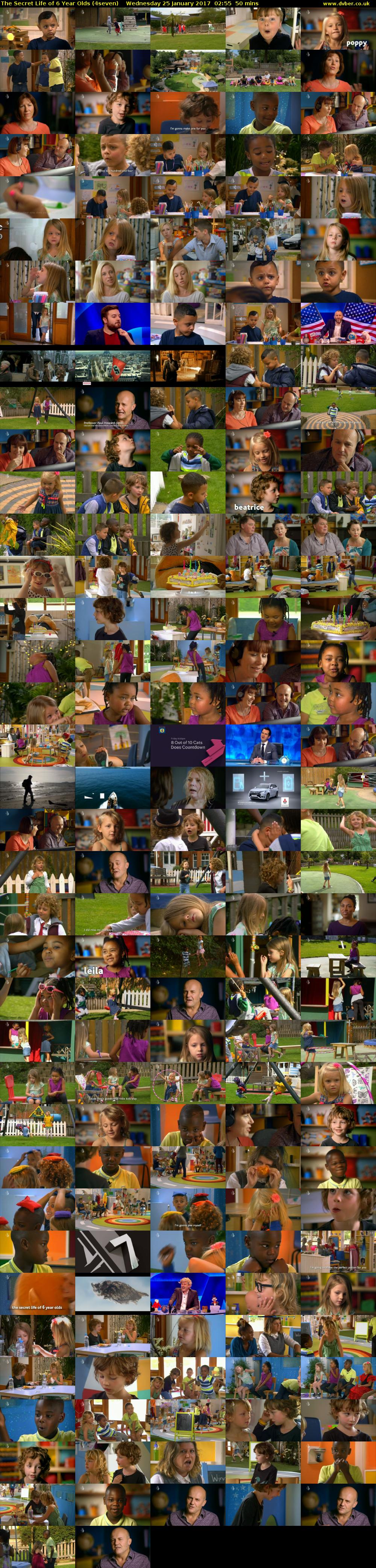 The Secret Life of 6 Year Olds (4seven) Wednesday 25 January 2017 02:55 - 03:45