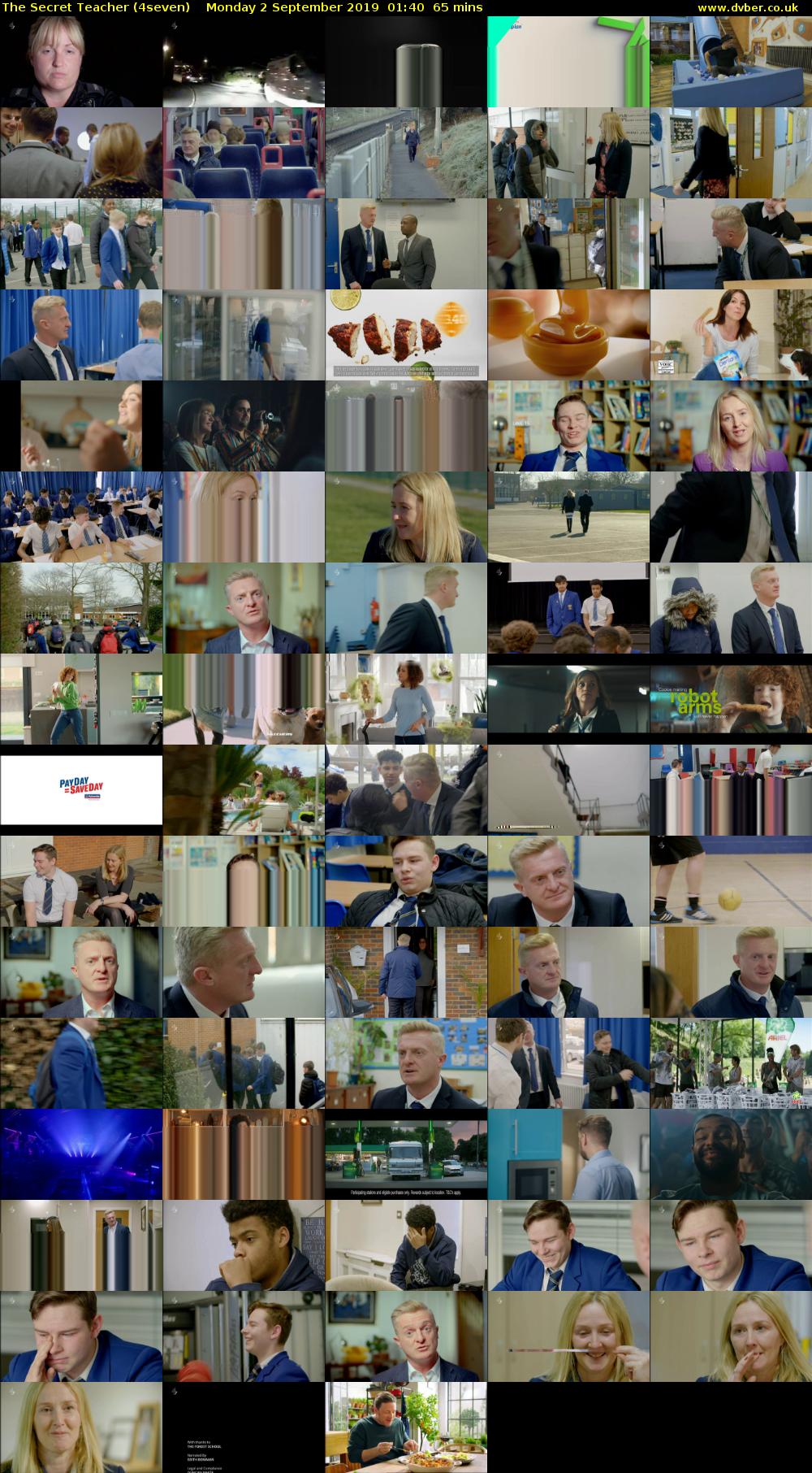 The Secret Teacher (4seven) Monday 2 September 2019 01:40 - 02:45