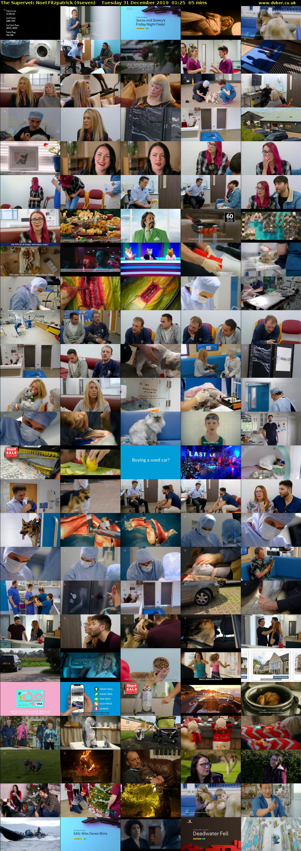 The Supervet: Noel Fitzpatrick (4seven) Tuesday 31 December 2019 01:25 - 02:30