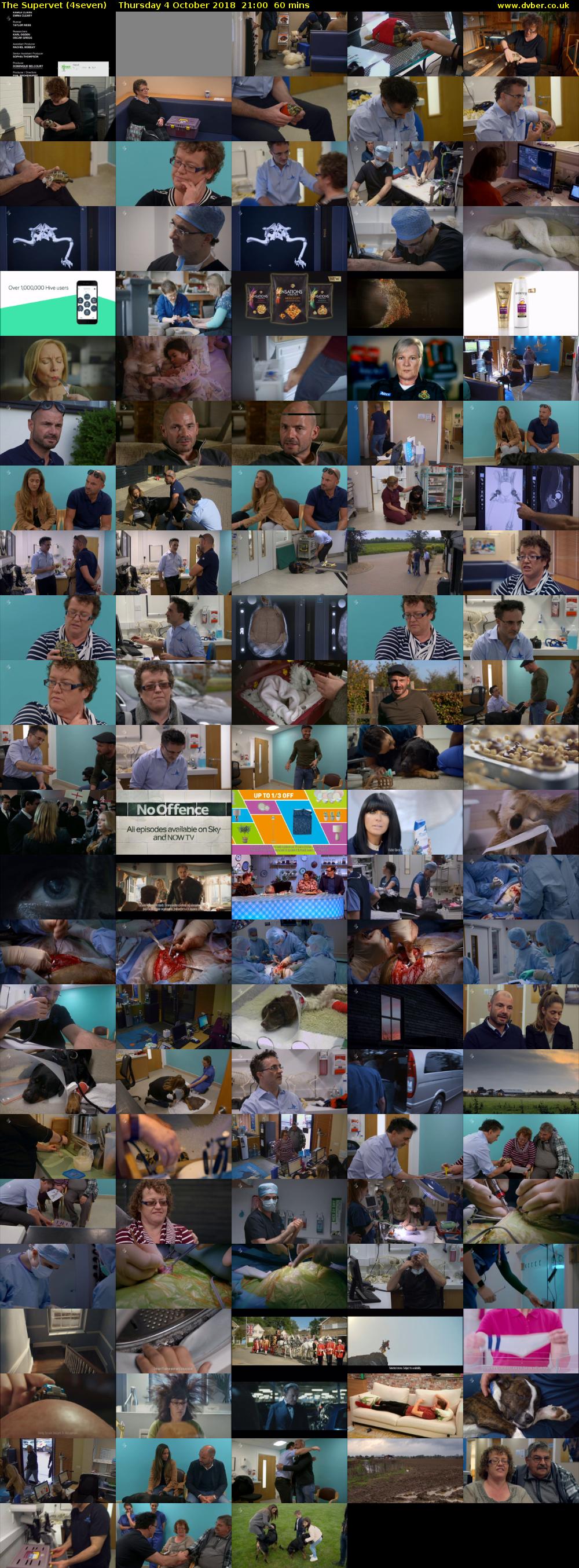 The Supervet (4seven) Thursday 4 October 2018 21:00 - 22:00