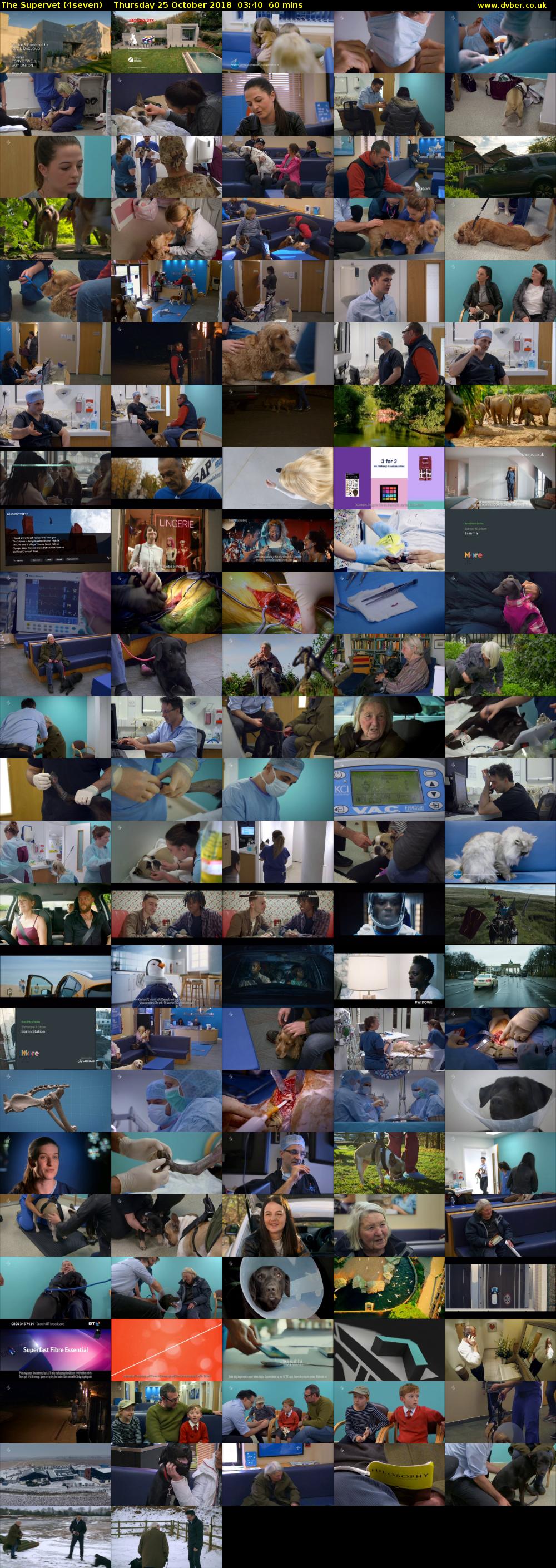 The Supervet (4seven) Thursday 25 October 2018 03:40 - 04:40