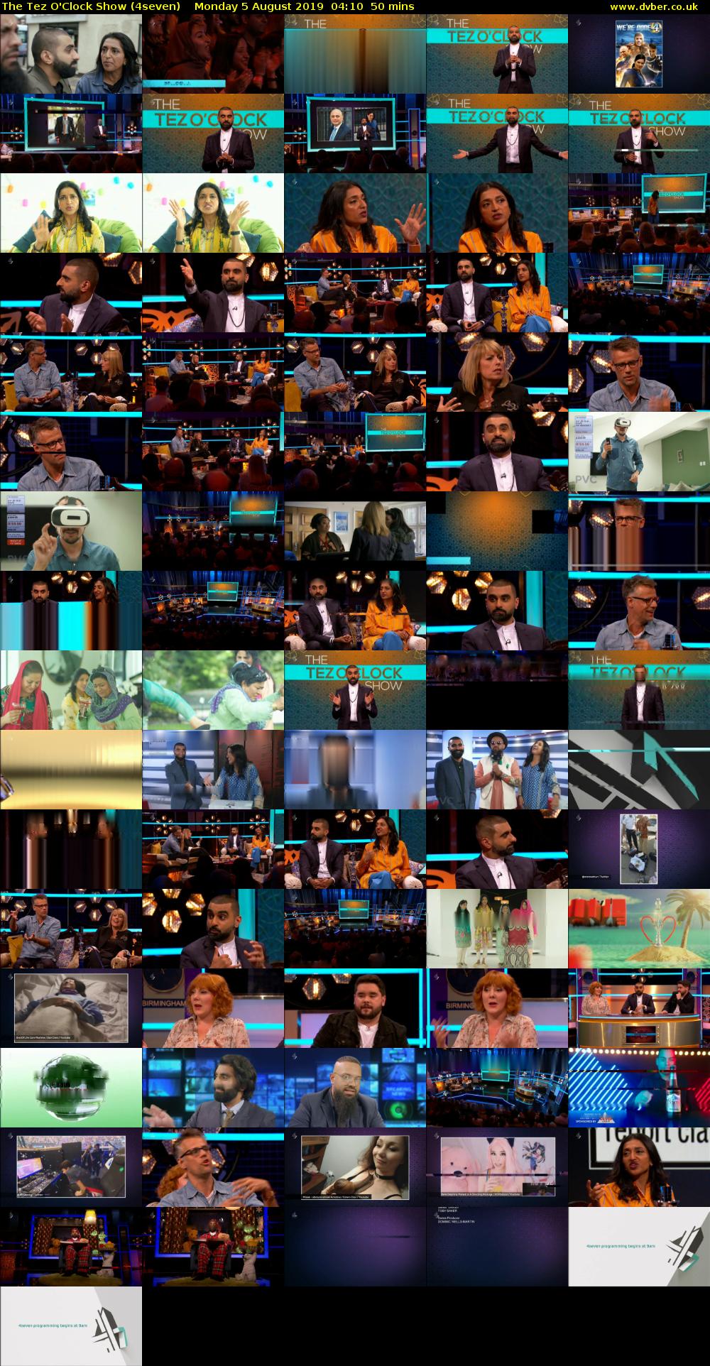 The Tez O'Clock Show (4seven) Monday 5 August 2019 04:10 - 05:00