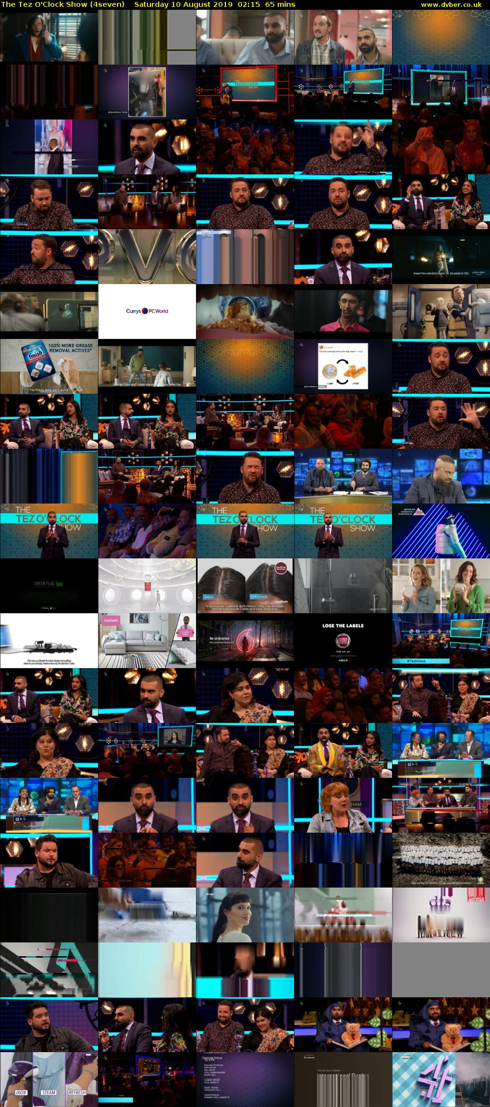 The Tez O'Clock Show (4seven) Saturday 10 August 2019 02:15 - 03:20
