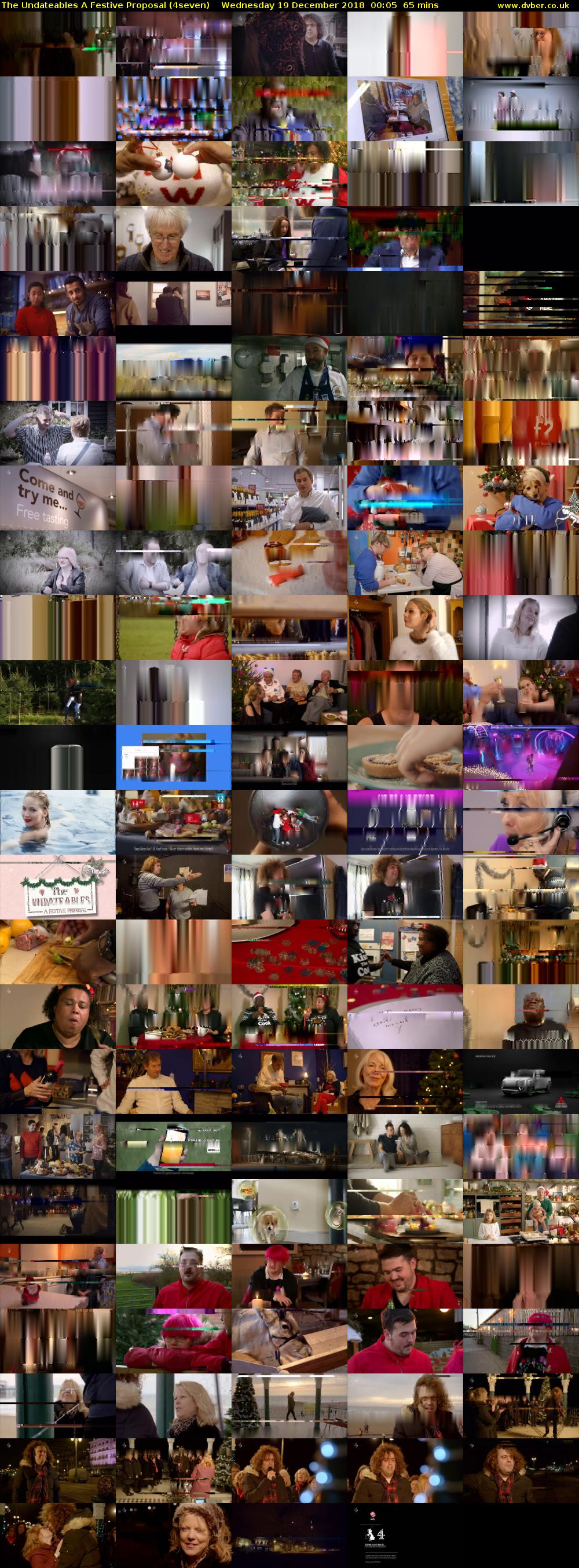 The Undateables A Festive Proposal (4seven) Wednesday 19 December 2018 00:05 - 01:10