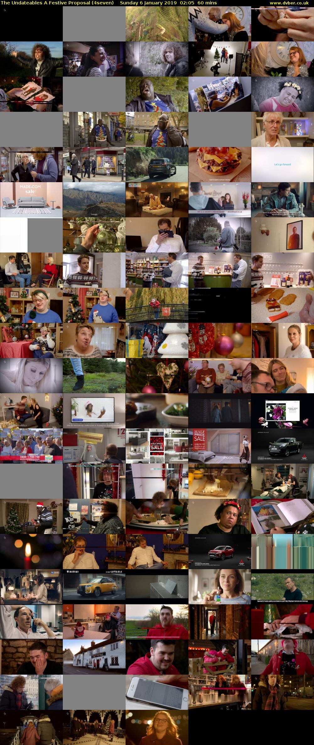 The Undateables A Festive Proposal (4seven) Sunday 6 January 2019 02:05 - 03:05