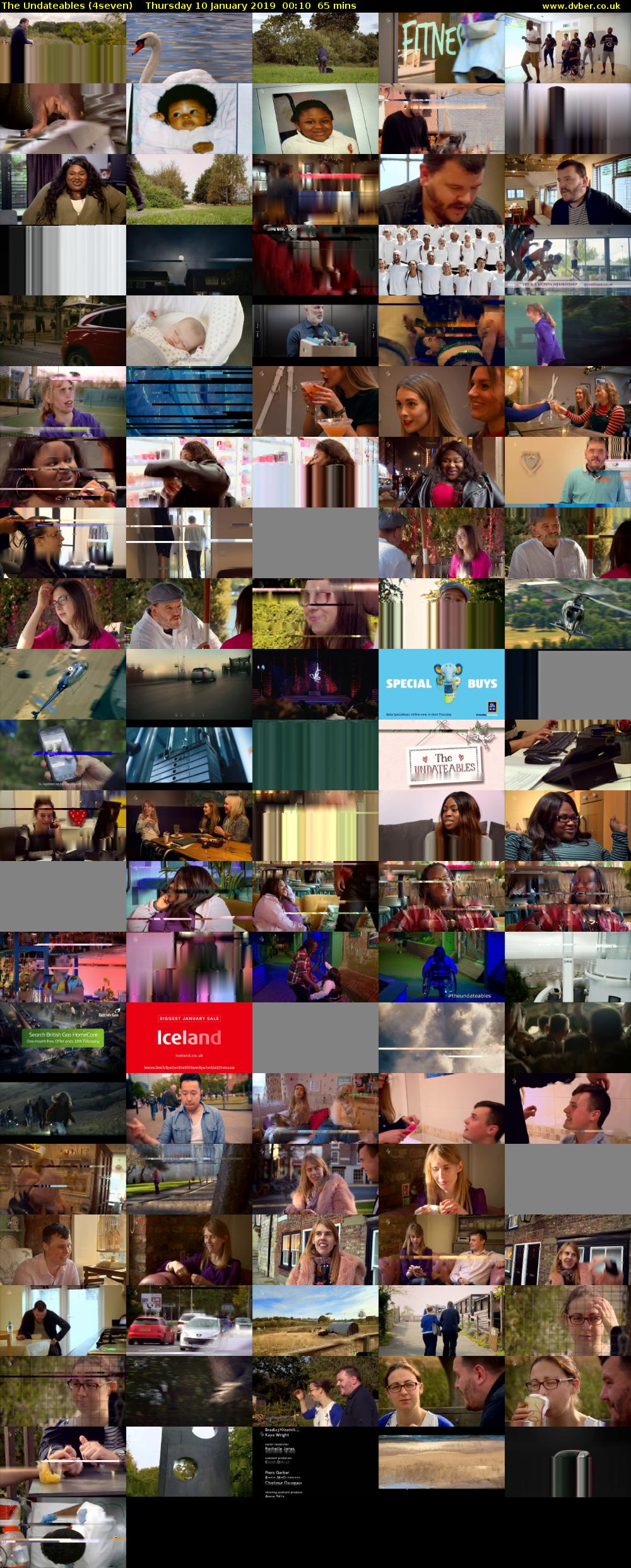 The Undateables (4seven) Thursday 10 January 2019 00:10 - 01:15