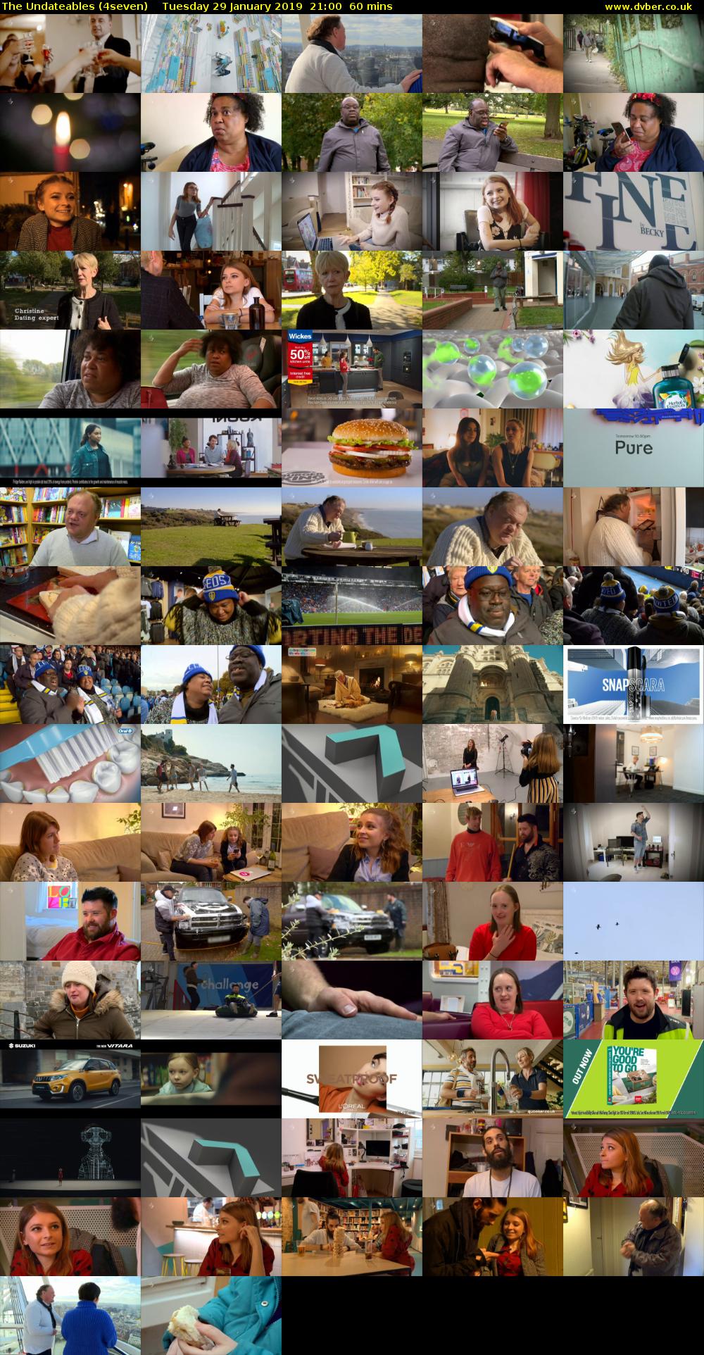 The Undateables (4seven) Tuesday 29 January 2019 21:00 - 22:00