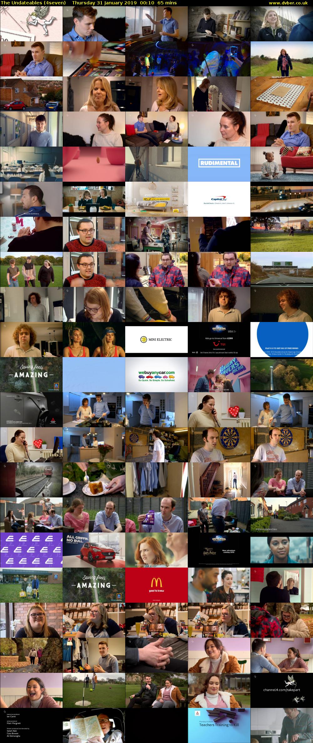 The Undateables (4seven) Thursday 31 January 2019 00:10 - 01:15