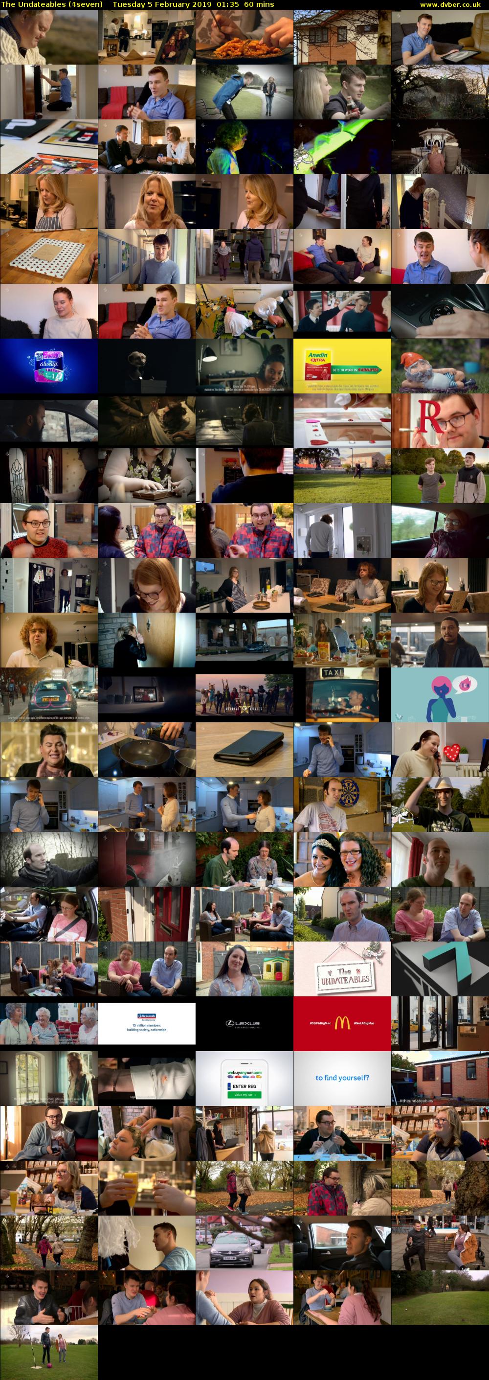 The Undateables (4seven) Tuesday 5 February 2019 01:35 - 02:35