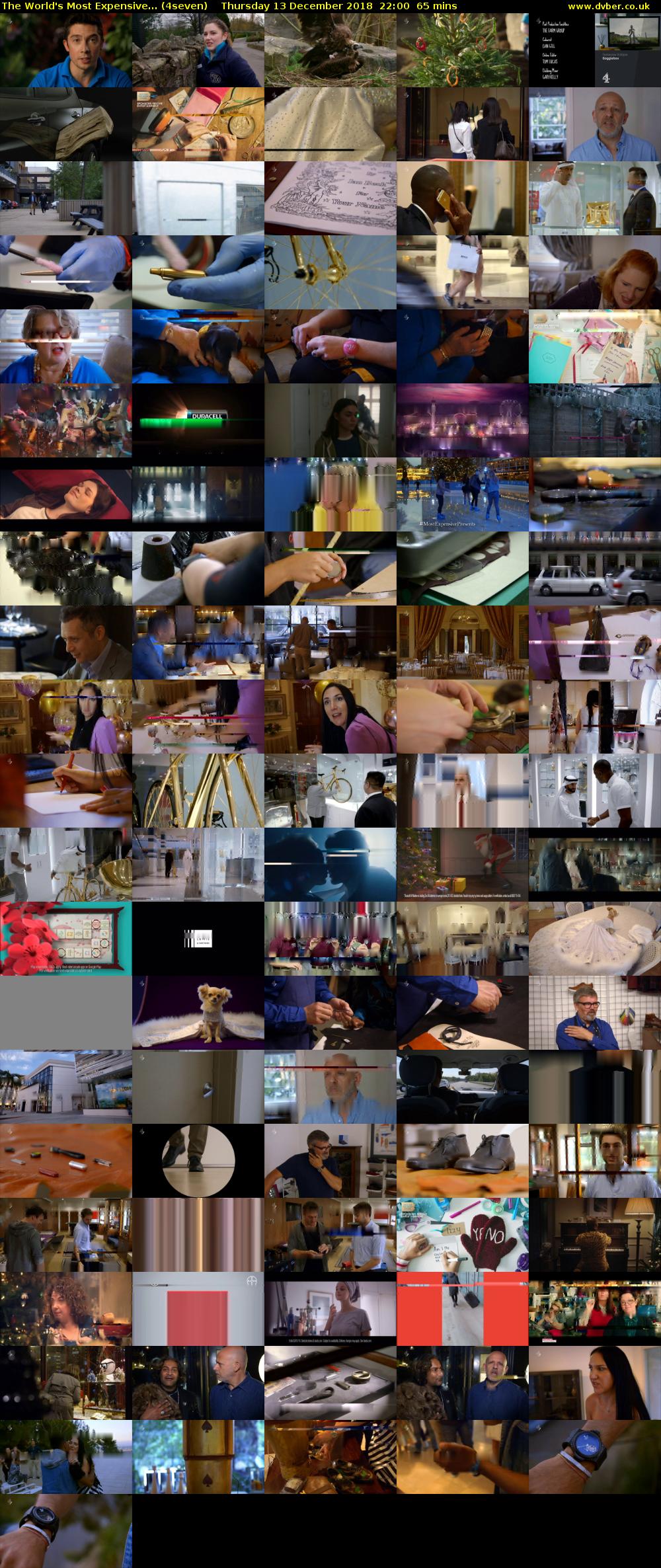 The World's Most Expensive... (4seven) Thursday 13 December 2018 22:00 - 23:05