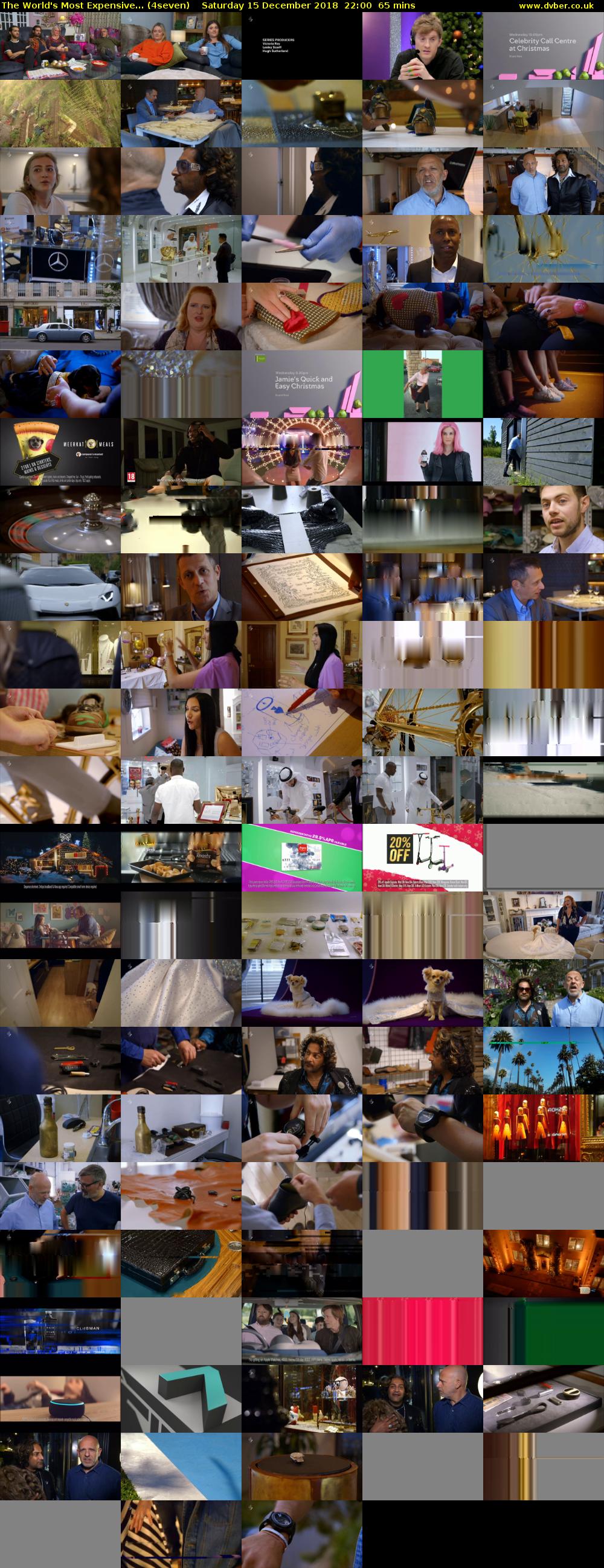 The World's Most Expensive... (4seven) Saturday 15 December 2018 22:00 - 23:05