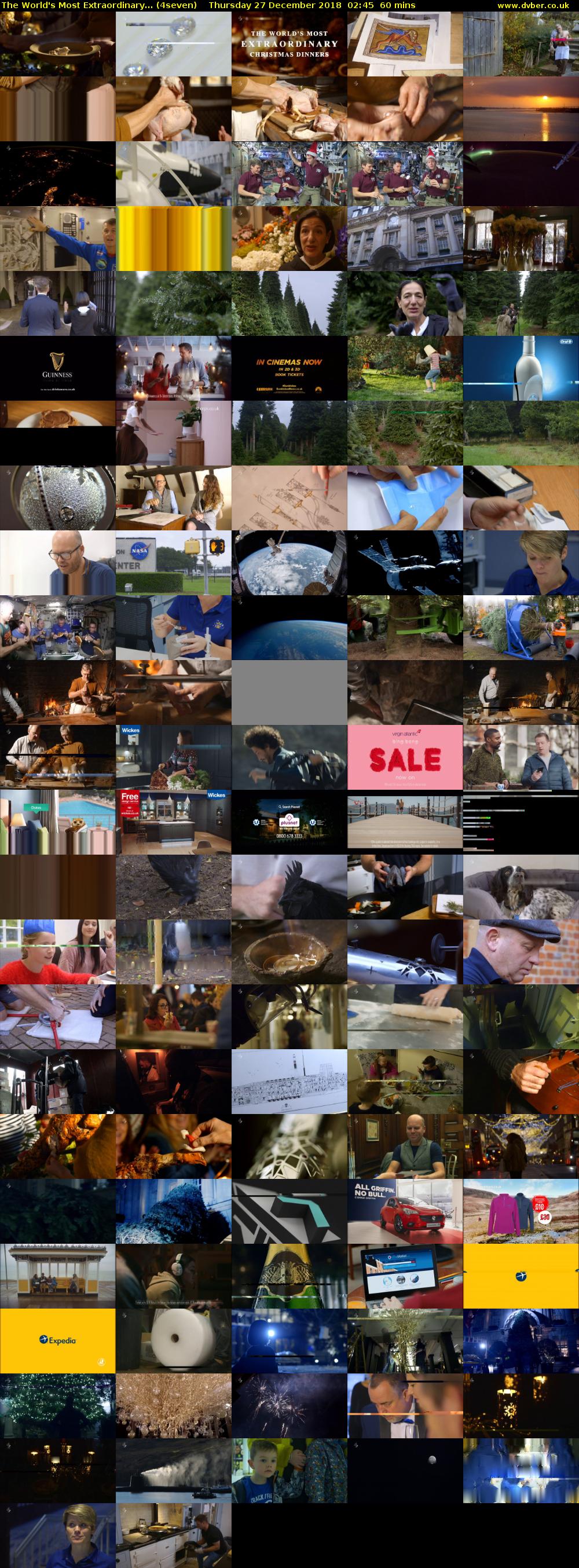 The World's Most Extraordinary... (4seven) Thursday 27 December 2018 02:45 - 03:45