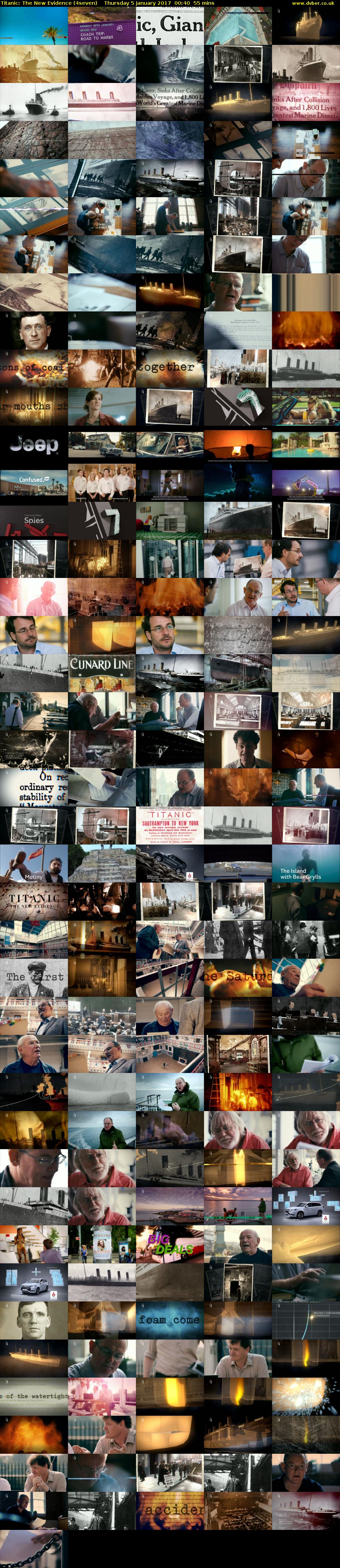 Titanic: The New Evidence (4seven) Thursday 5 January 2017 00:40 - 01:35