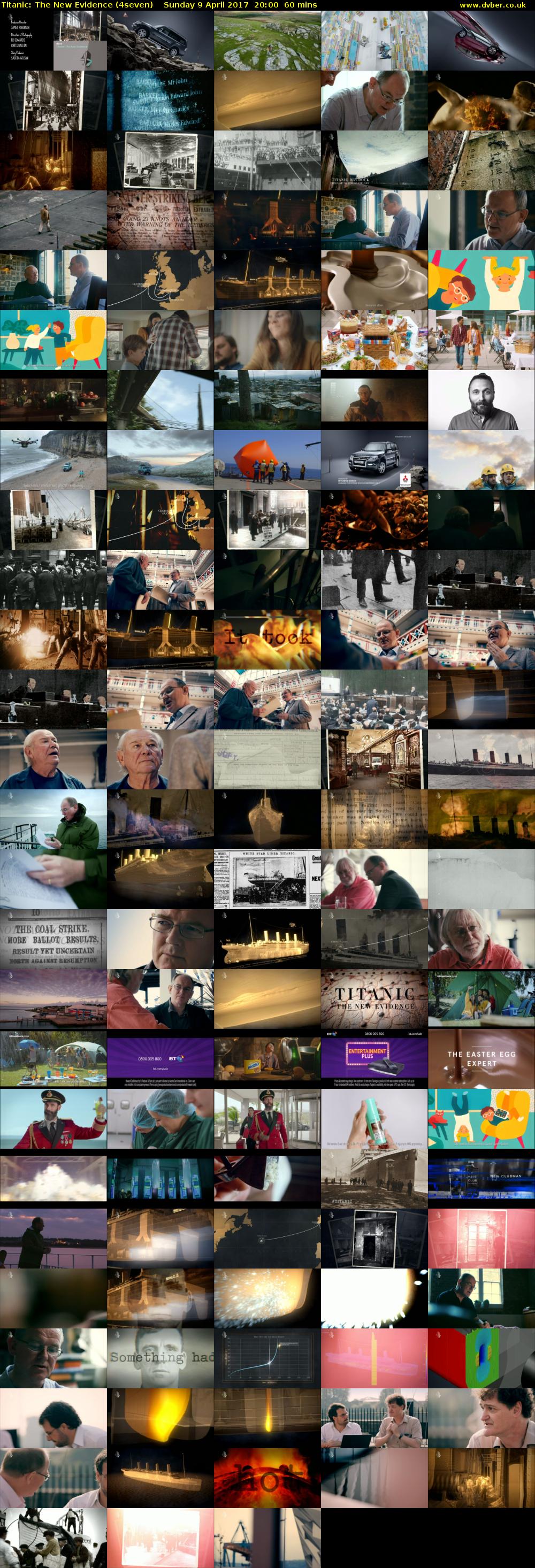Titanic: The New Evidence (4seven) Sunday 9 April 2017 20:00 - 21:00