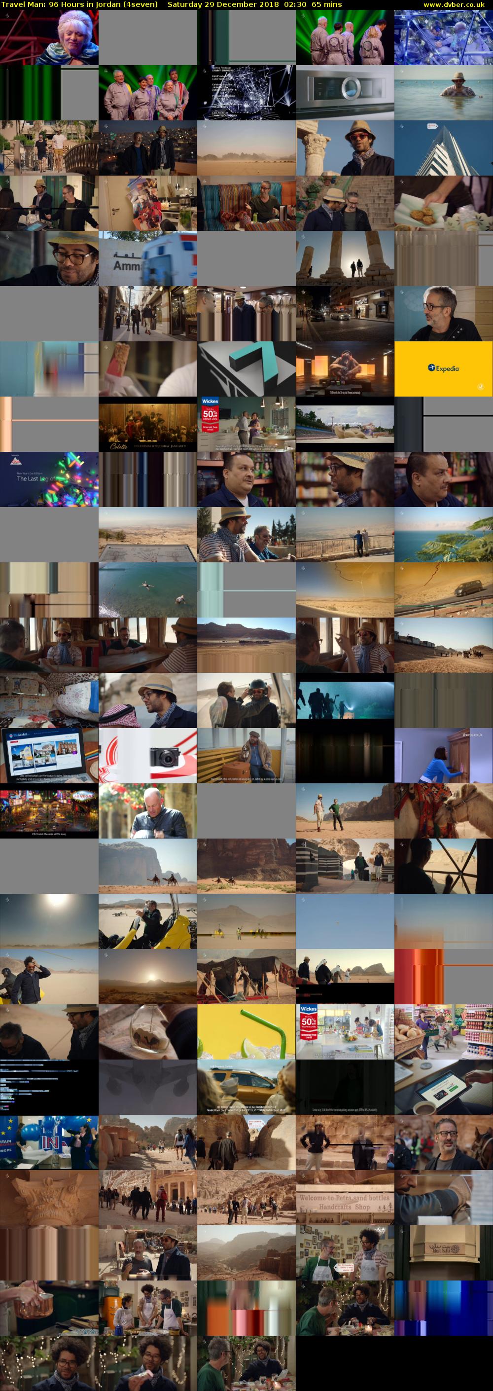 Travel Man: 96 Hours in Jordan (4seven) Saturday 29 December 2018 02:30 - 03:35