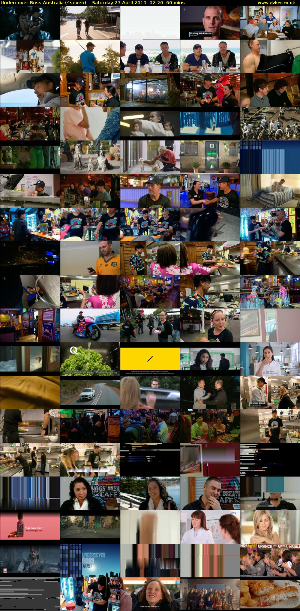 Undercover Boss Australia (4seven) Saturday 27 April 2019 02:20 - 03:20