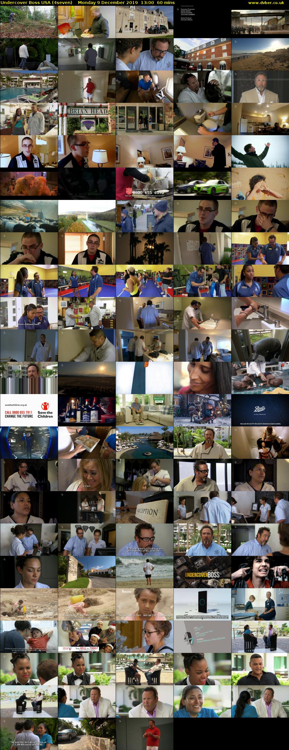 Undercover Boss USA (4seven) Monday 9 December 2019 13:00 - 14:00