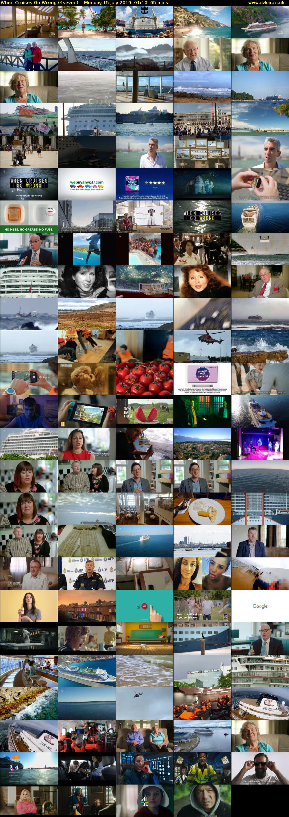 When Cruises Go Wrong (4seven) Monday 15 July 2019 01:10 - 02:15