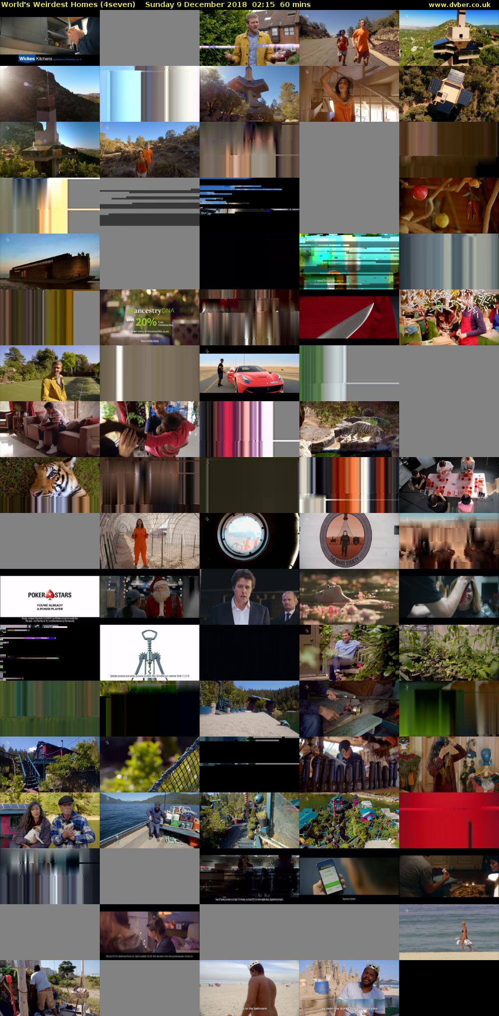 World's Weirdest Homes (4seven) Sunday 9 December 2018 02:15 - 03:15