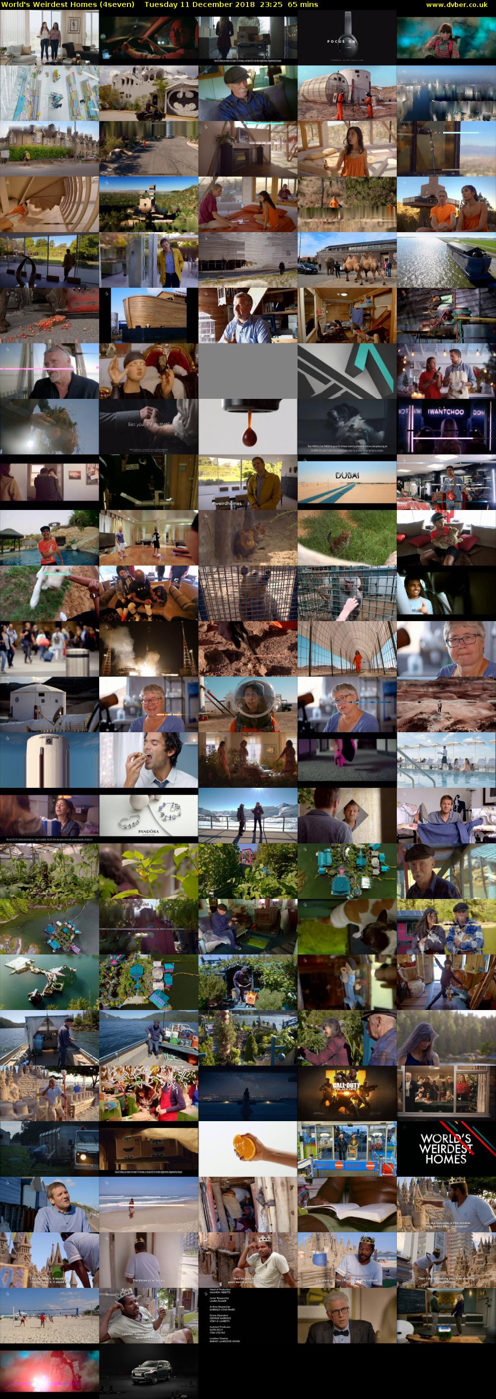 World's Weirdest Homes (4seven) Tuesday 11 December 2018 23:25 - 00:30