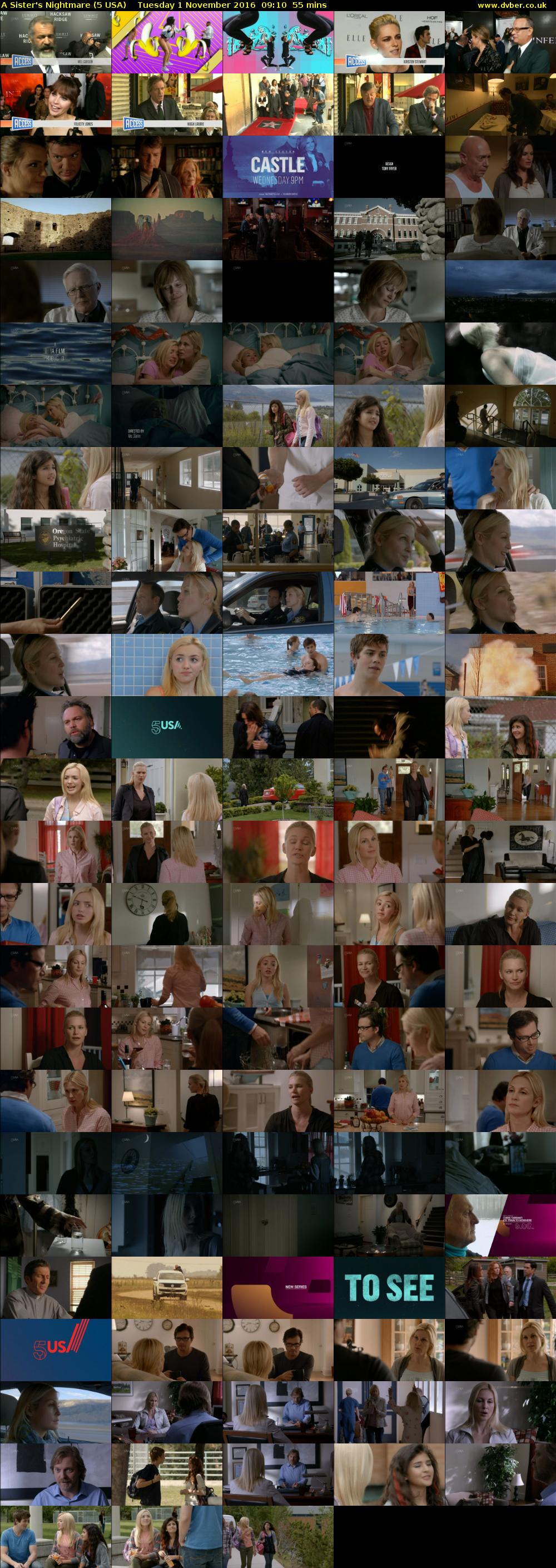 A Sister's Nightmare (5 USA) Tuesday 1 November 2016 09:10 - 10:05