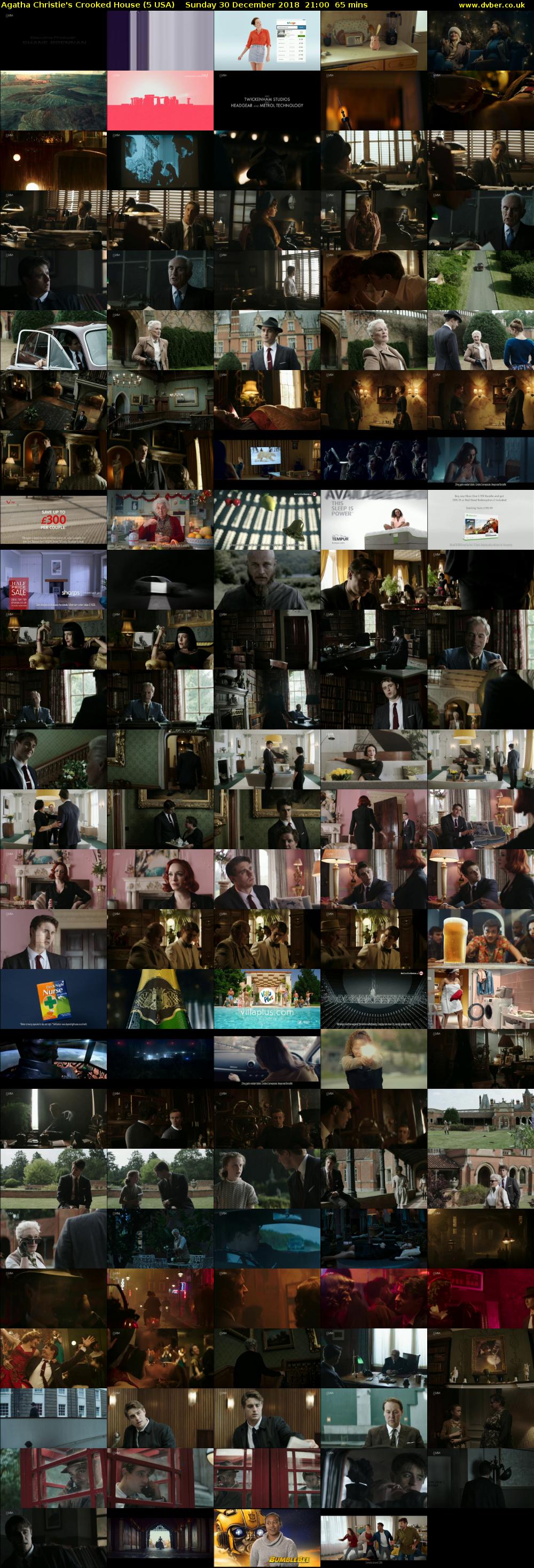 Agatha Christie's Crooked House (5 USA) Sunday 30 December 2018 21:00 - 22:05