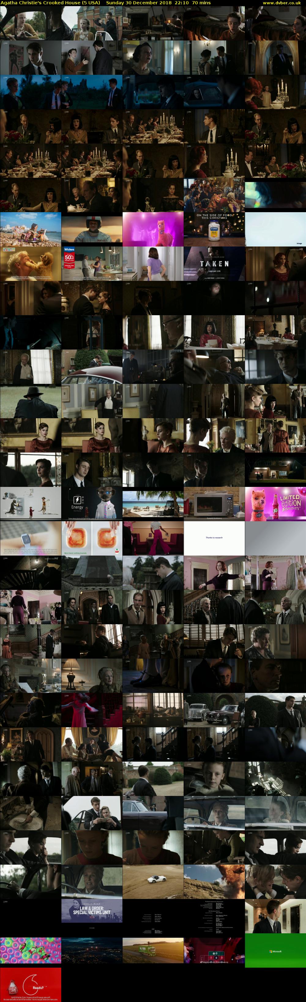 Agatha Christie's Crooked House (5 USA) Sunday 30 December 2018 22:10 - 23:20