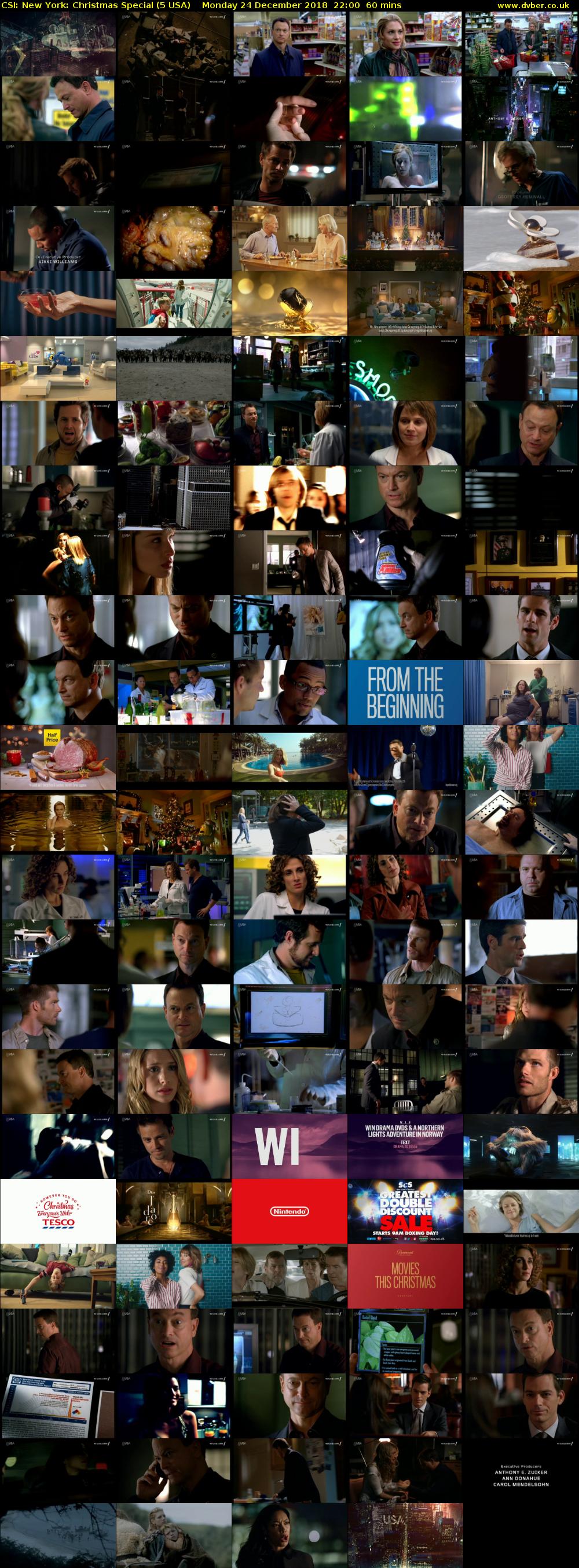 CSI: New York: Christmas Special (5 USA) Monday 24 December 2018 22:00 - 23:00