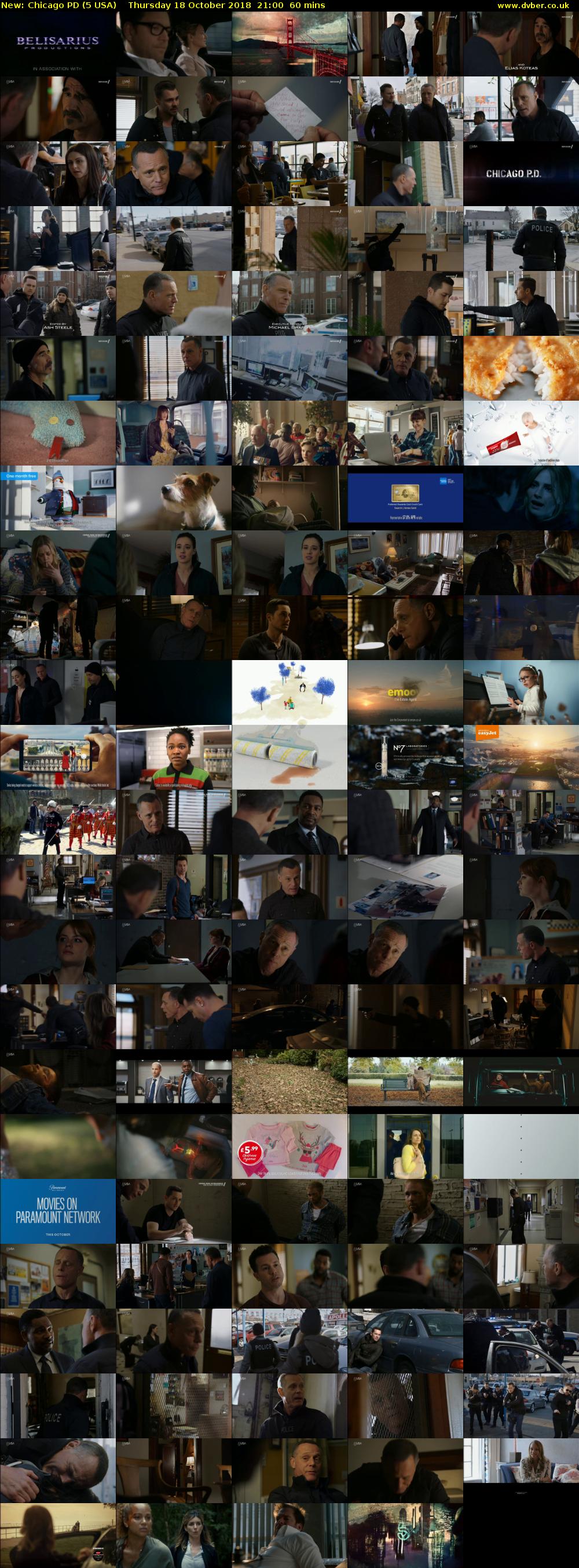 Chicago PD (5 USA) Thursday 18 October 2018 21:00 - 22:00