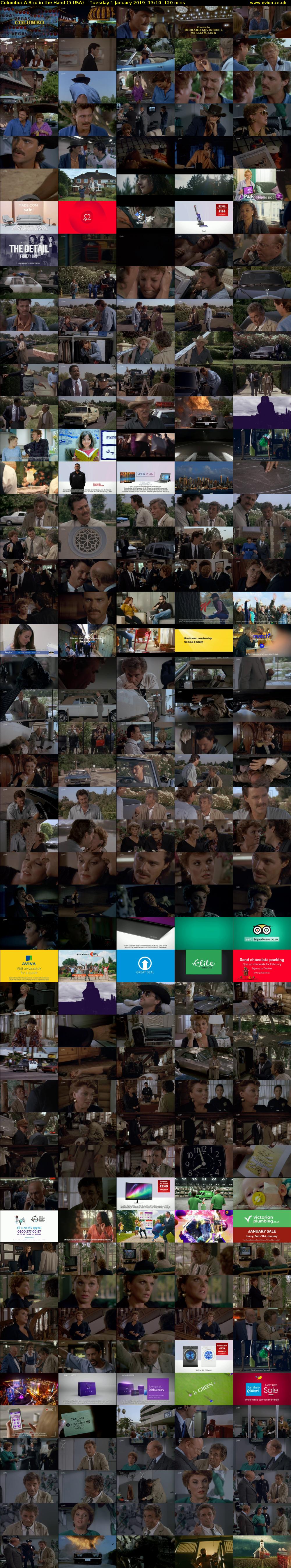 Columbo: A Bird in the Hand (5 USA) Tuesday 1 January 2019 13:10 - 15:10