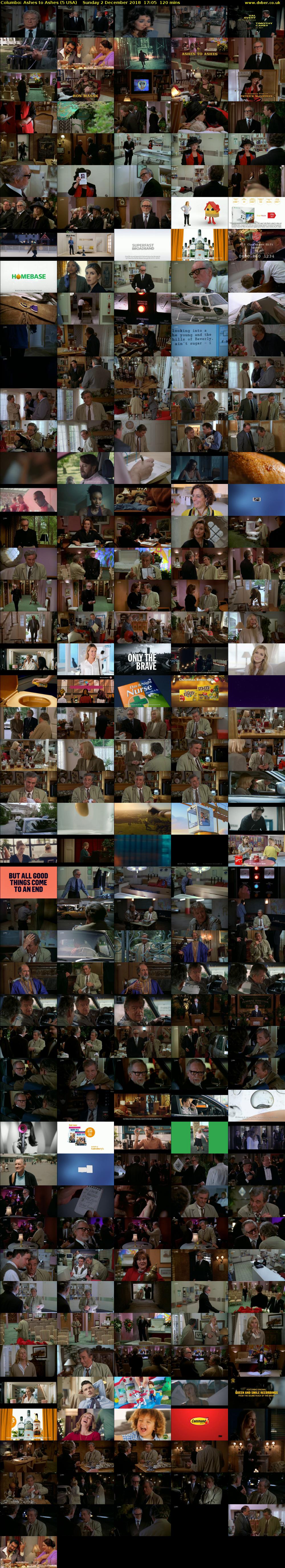 Columbo: Ashes to Ashes (5 USA) Sunday 2 December 2018 17:05 - 19:05