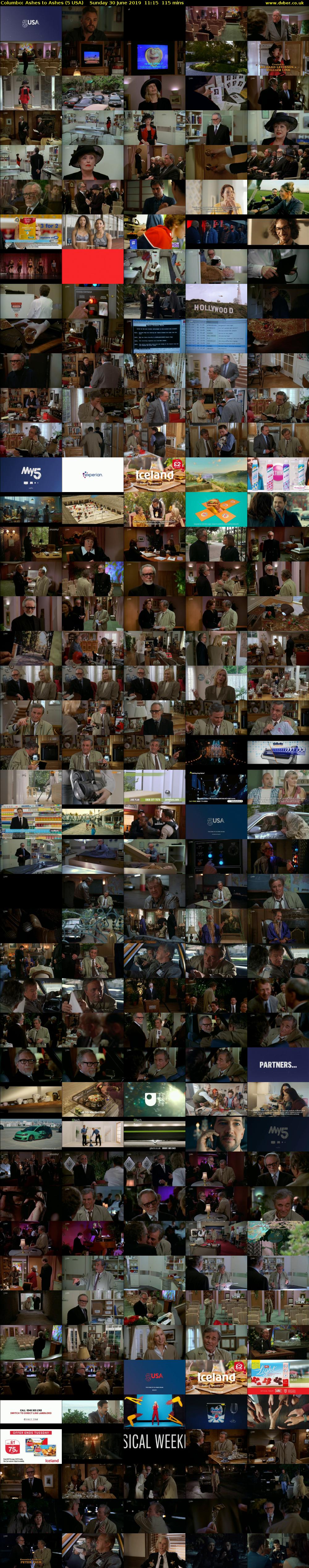 Columbo: Ashes to Ashes (5 USA) Sunday 30 June 2019 11:15 - 13:10