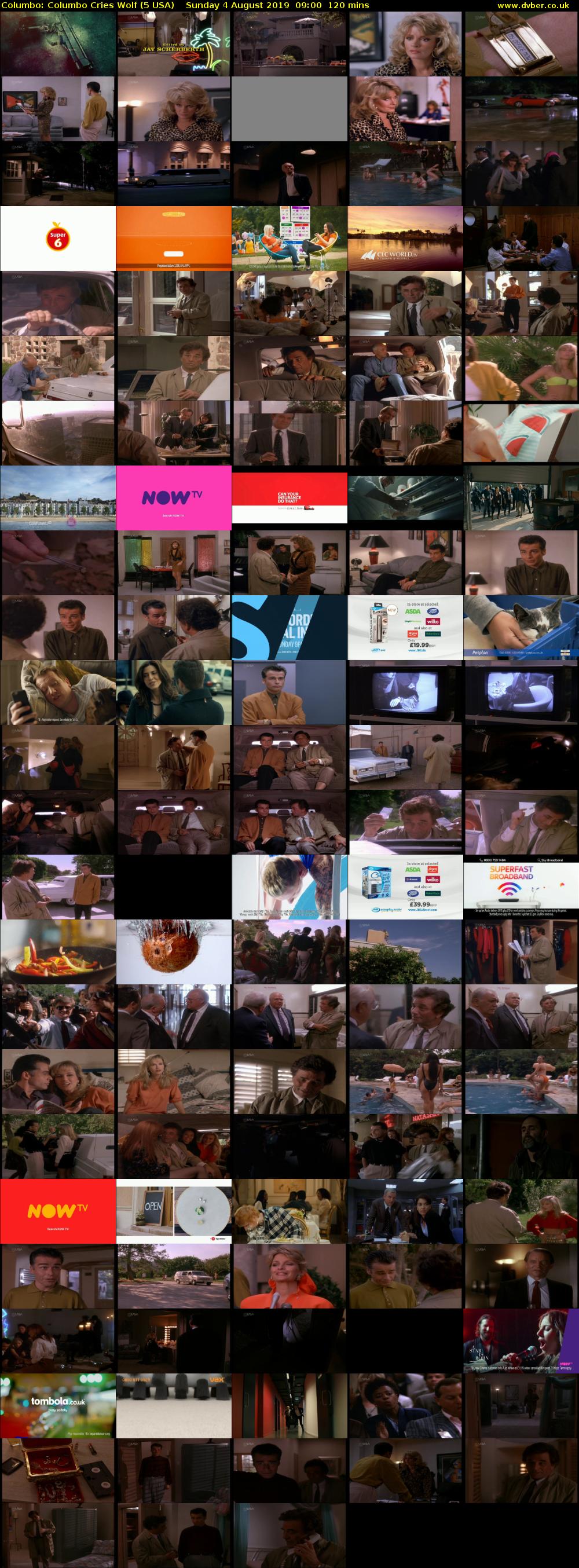 Columbo: Columbo Cries Wolf (5 USA) Sunday 4 August 2019 09:00 - 11:00