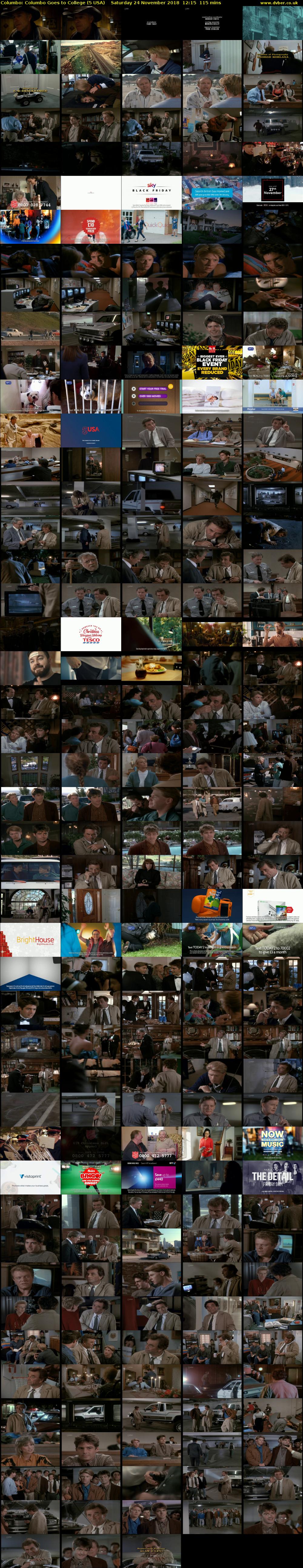 Columbo: Columbo Goes to College (5 USA) Saturday 24 November 2018 12:15 - 14:10