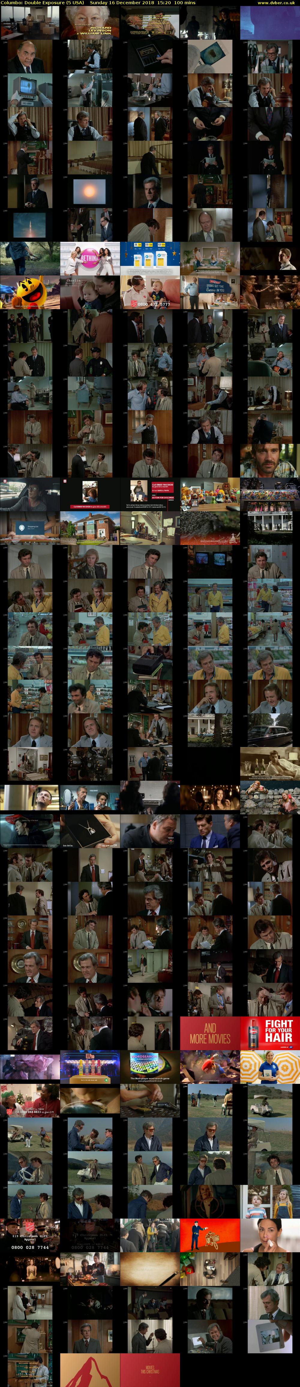 Columbo: Double Exposure (5 USA) Sunday 16 December 2018 15:20 - 17:00
