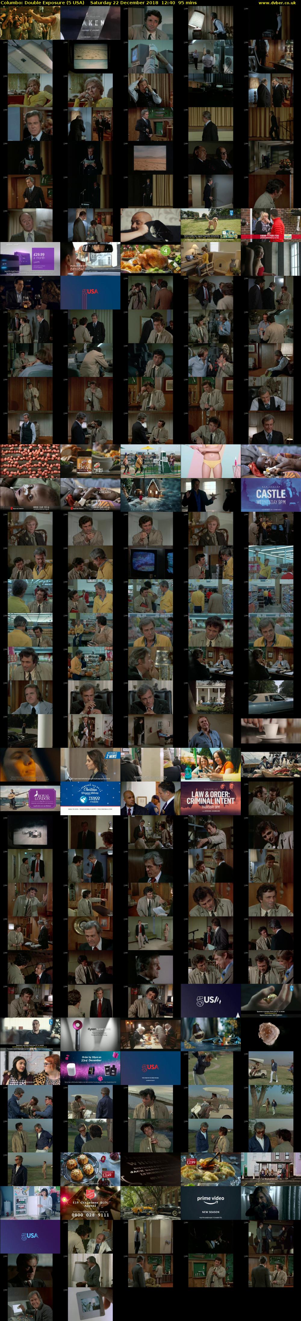 Columbo: Double Exposure (5 USA) Saturday 22 December 2018 12:40 - 14:15