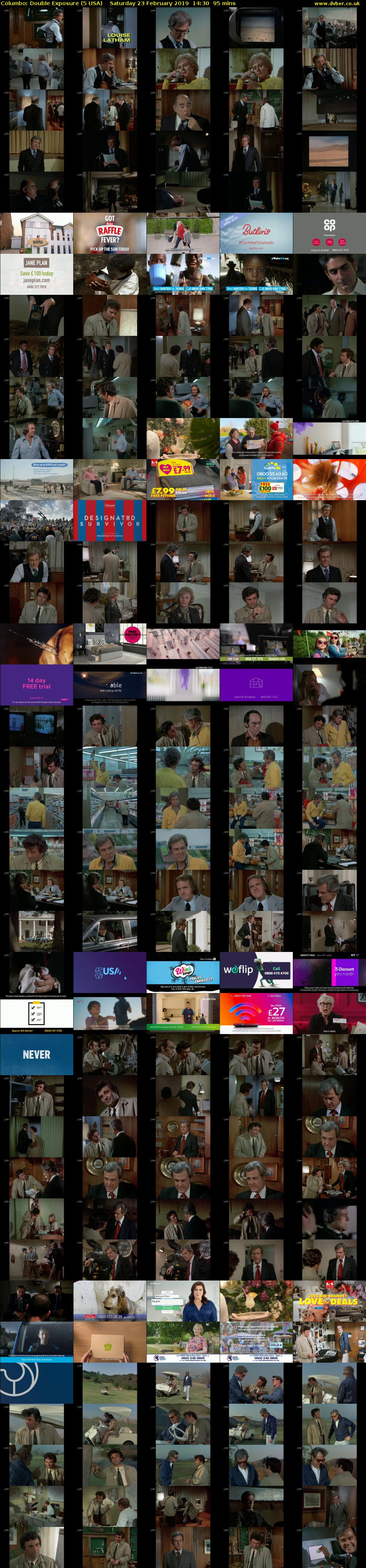 Columbo: Double Exposure (5 USA) Saturday 23 February 2019 14:30 - 16:05