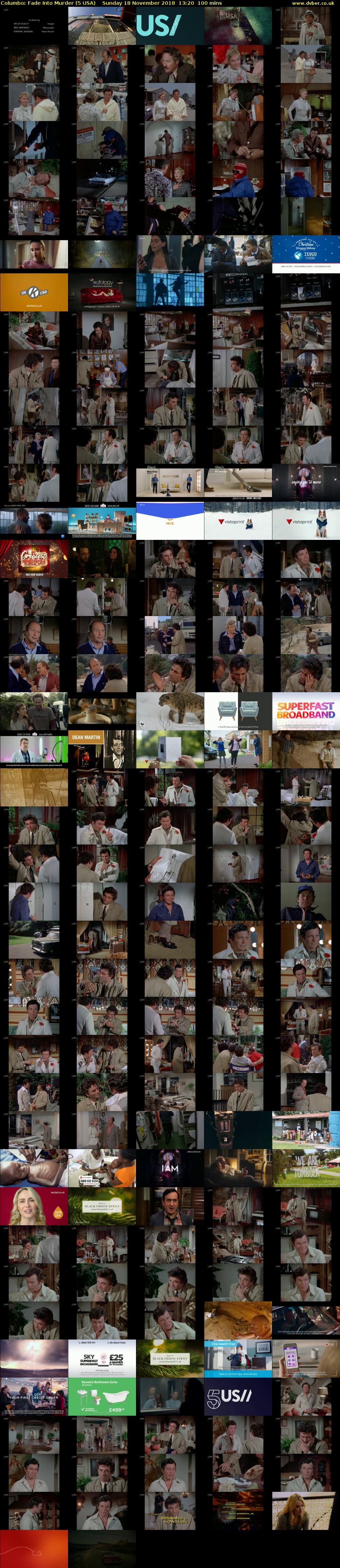 Columbo: Fade Into Murder (5 USA) Sunday 18 November 2018 13:20 - 15:00