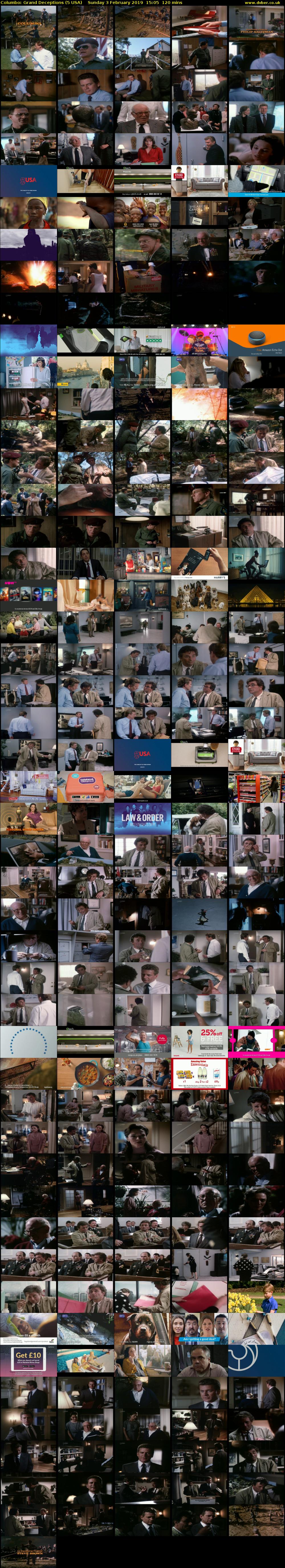 Columbo: Grand Deceptions (5 USA) Sunday 3 February 2019 15:05 - 17:05