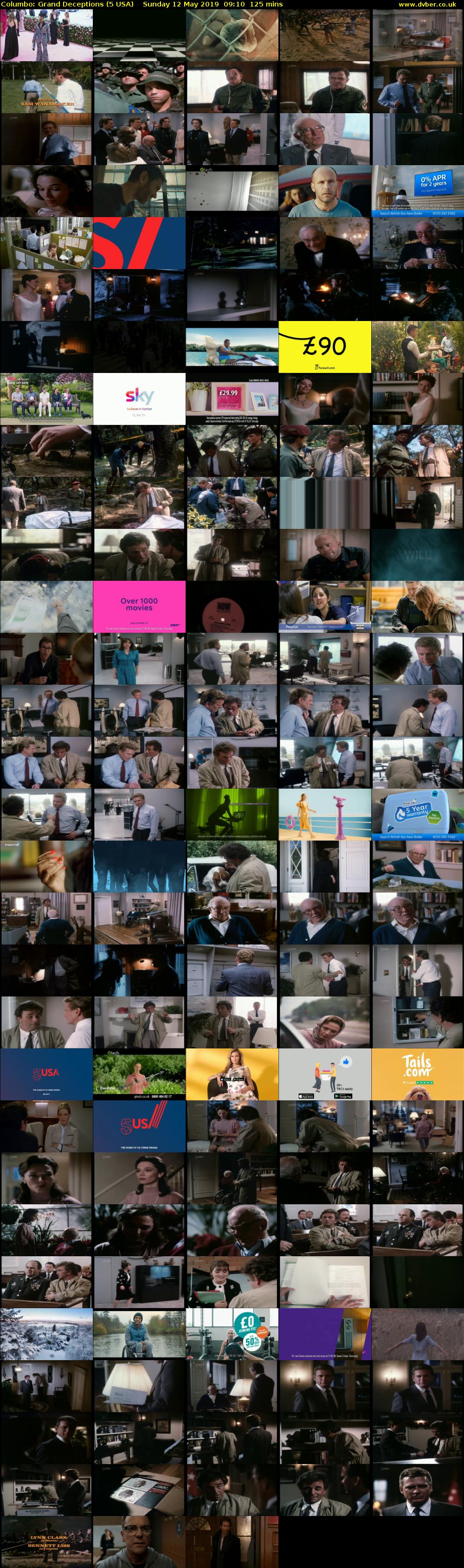 Columbo: Grand Deceptions (5 USA) Sunday 12 May 2019 09:10 - 11:15